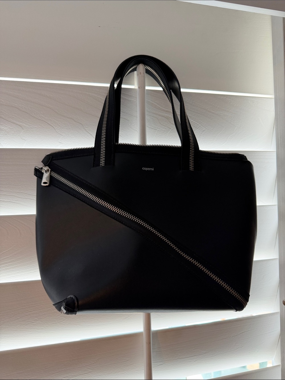 Coperni Mini Zip Black Zip Tote